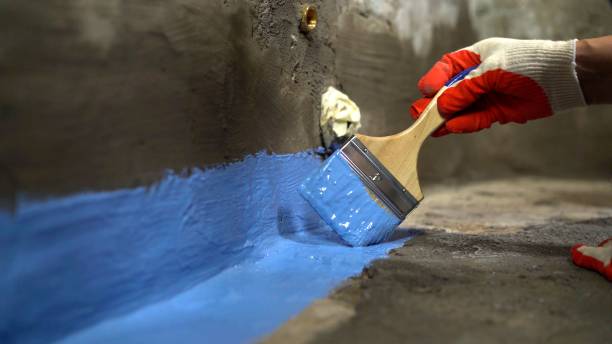 Commercial Waterproofing project at a Scotts, MI business property by SJ Waterproofing Pros